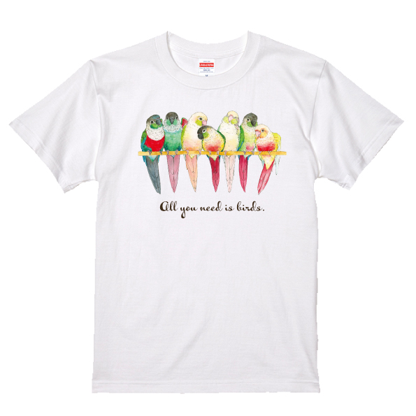 ウロコインコ　Tシャツ　ゆとり屋